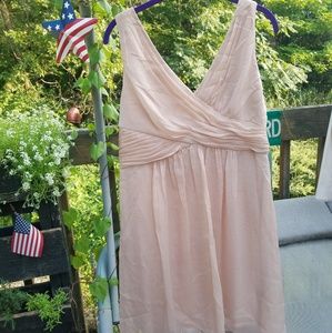 2 for $50. Blush color chiffon fit n flare